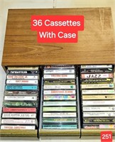 36 Cassettes in Case