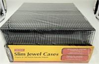 100 Slim Jewel Cases New in Package