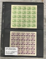 Rare 1930s US APS++ Mint Souvenir Sheets