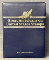 Great Americans States Stamp Book