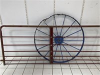 Metal Gate and Iron Wheel