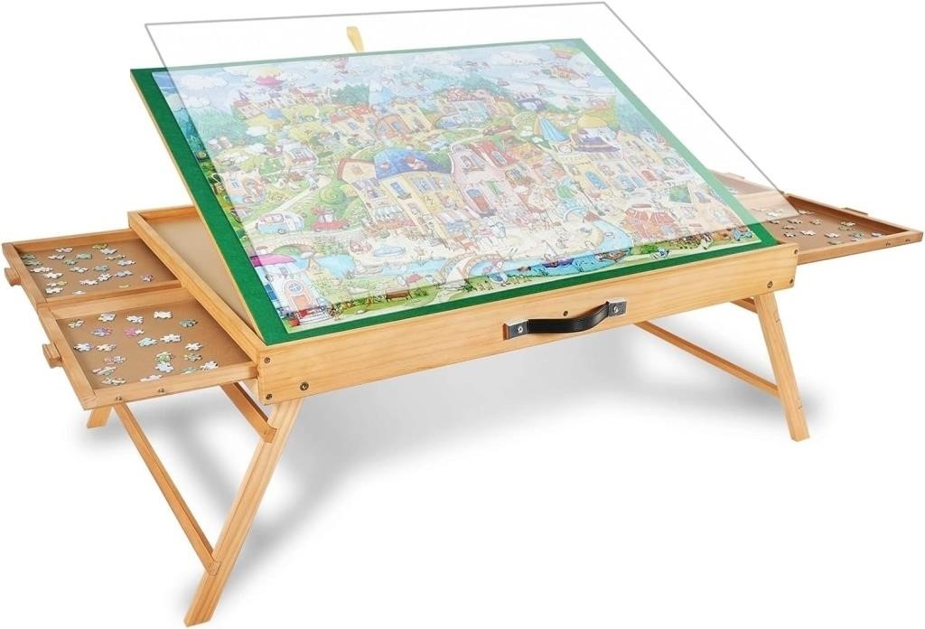 All4jig 1500pcs Portable Puzzle Table With Legs