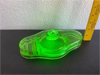 Uranium Glass Vanity Dish