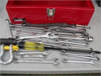 Combination Wrenches, Misc Tools, with TOOLBOX