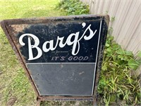 Barq's Root Beer Free Standing Sign   PB