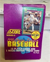 1991 Baseball cards full box