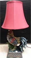 Rooster Lamp, 18" Tall