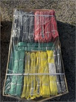 PALLET OF ASSORTED HOIST SLINGS