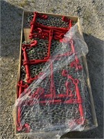 PALLET OF 5/16" CHAINS AND DOGS
