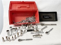 BIG LOT Craftsman Sockets/more w/ toolbox!!