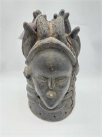 African Tribal Mende Helmet Mask