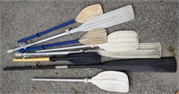 Eight Assorted Paddles