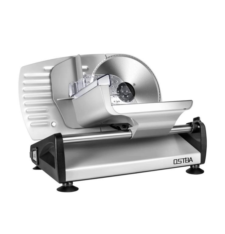 Meat Slicer 200W Electric Deli Food Slicer with 2