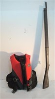 Youth Safety Vest and a Toy Rifle