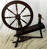 Genuine Antique Primitive Wool Spinning Wheel