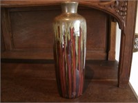 Vintage Drip Glaze Hand Thrown Vase