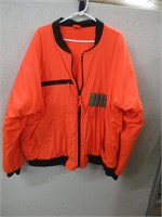 Orange hunting jacket -
