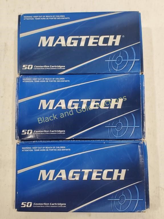 (3) Magtech .40 S&W 165 GR FMC Flat Cartridges