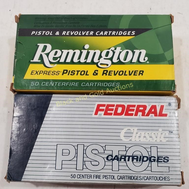 (2) Boxes of 41 REM Magnum 210 Gr. Cartridges