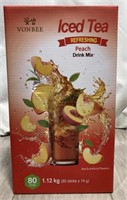Vonbee Iced Tea Peach Drink Mix Bb 2026-oct-22