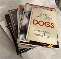 Collection of books about dogs.