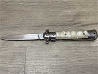 Italian Pearl Handled Folding Knife