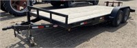 18' 2017 MEB Car Hauler Trailer dual axle