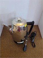 GE Stainless Perculator Coffee Pot
