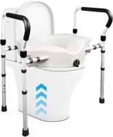 Eosprim Elevated Raised Toilet Seat with Handles