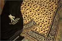 Cheetah Print  & Wounded Warrior (2) Throw