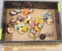 Advertising Toy Spinners Tops Lot Collection