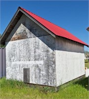 12'X16' SHED, TIN ROOF