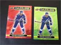 STEVE STAMKOS RED AND GREEN INSERTS