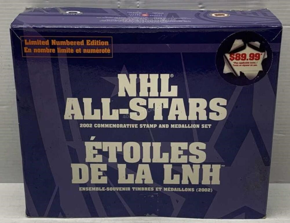 2002 NHL All-Star Medallion Set - NEW