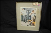 Norman Rockwell 'At the Doctor' Framed Print