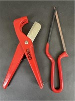 RIGID Plastic Pipe/ Tubing Cutter & Mini Hacksaw