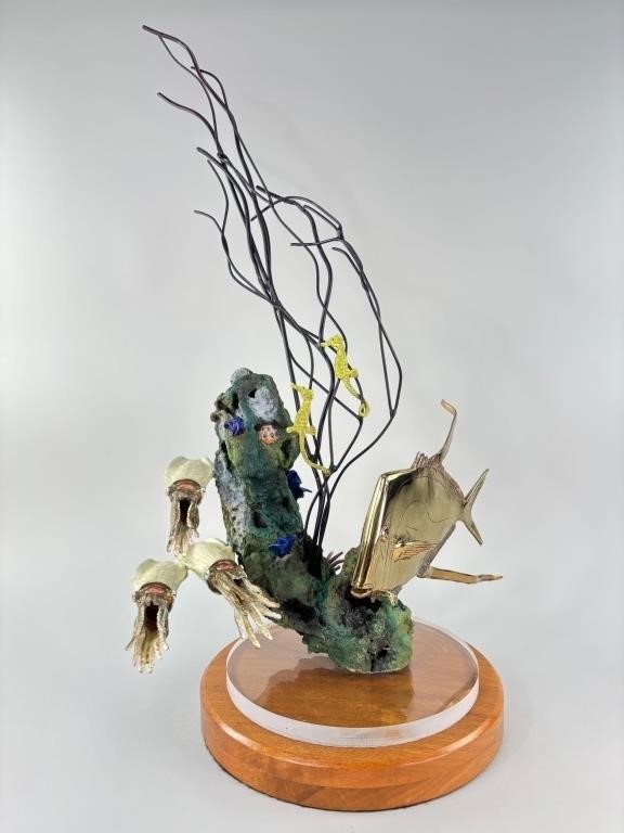 Stewart and Steven Wegner Bronze Sculpture