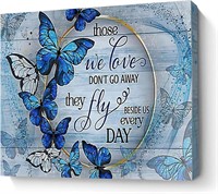 Inspirational Blue Butterfly Wall Art Butterfly