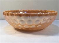 PEACH LUSTRE BUBBLE BOWL VINTAGE