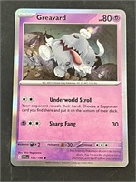 Greavard Hologram Pokémon Card