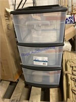 3-DRAWER STORAGE UNIT