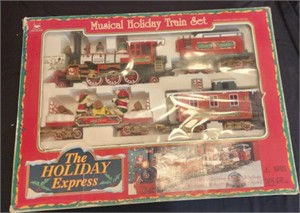 1995 New Bright Holiday Train Set with box