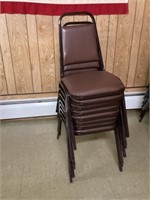 8 Padded chairs