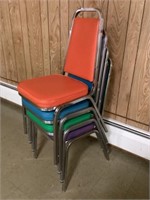 4 Padded chairs