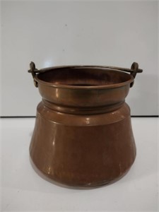 Turkish Solid Copper Pot w/ Brass Handle