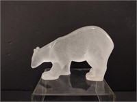 Daum France White Polar Bear Statue