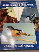 Antique Philadelphian bird postcard book