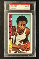 Lloyd Neal PSA 8 Graded 1976 Topps Basketball Card
