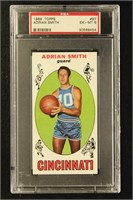 Adrian Smith PSA 6 Graded 1969 Topps Basketball Ca