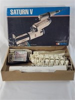 Vintage USAirfix Saturn V spaceship model kit